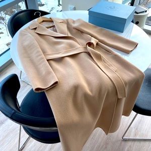 eufemmes Beige long wool coat